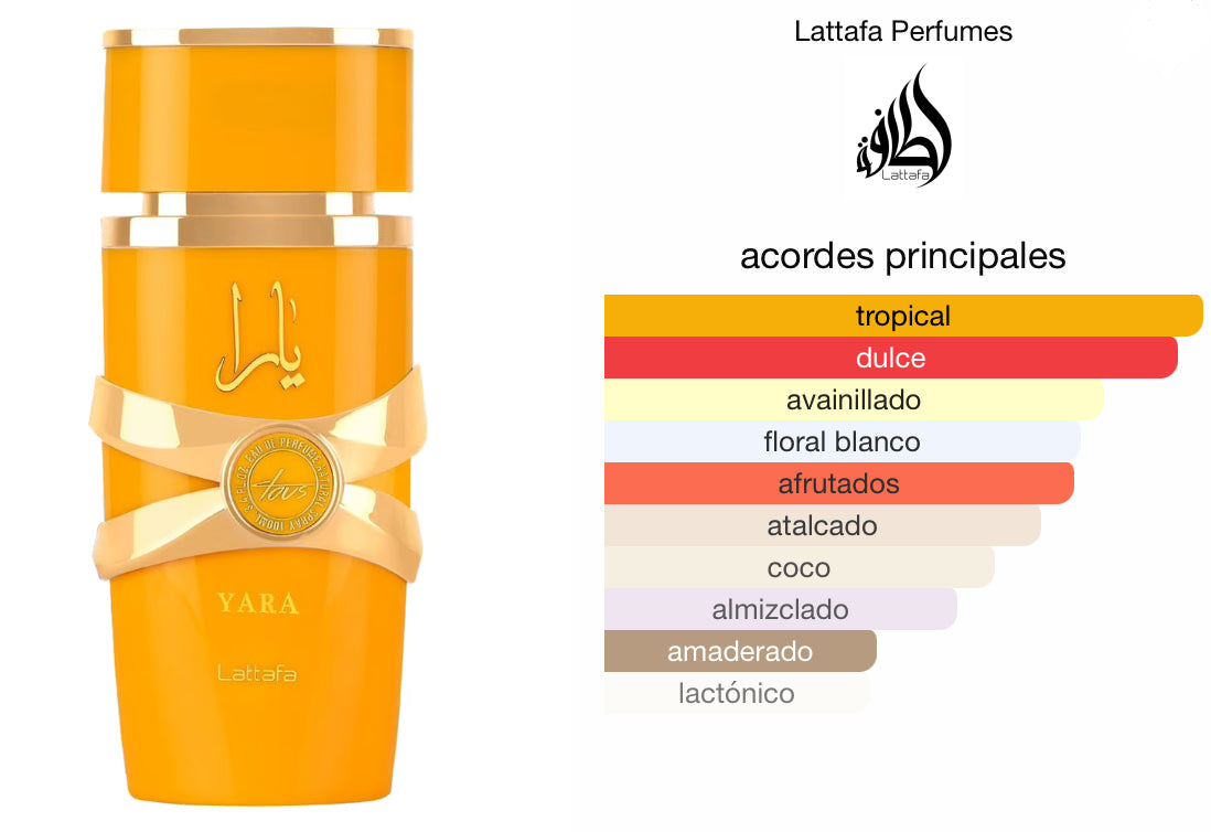 Lattafa Yara Tous perfume para mujer 100ml