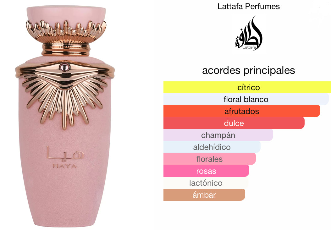 HAYA Lattafa perfume para mujer 100ml